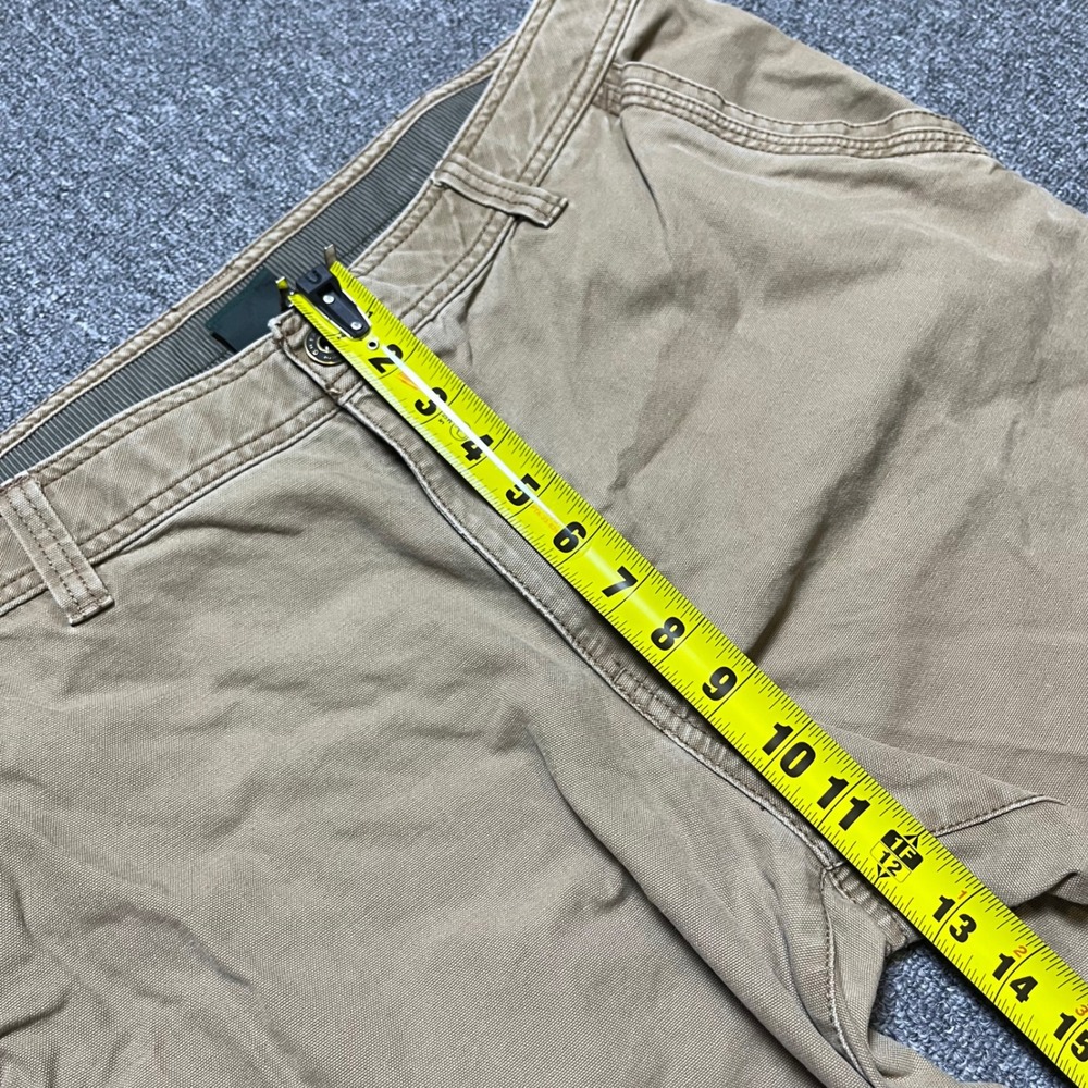G.H. Bass & Co. Canvas Cargo Pants 38x32 Tan Khaki Cotton Workwear Outdoor - Picture 8 of 10
